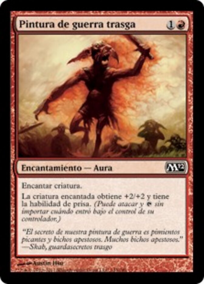 Pintura de guerra trasga