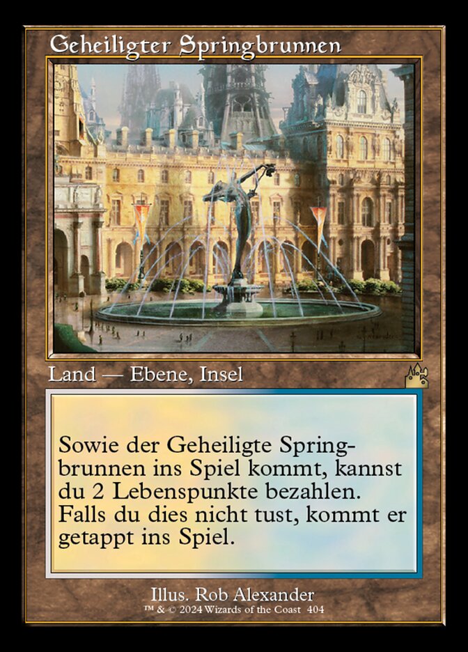 Geheiligter Springbrunnen