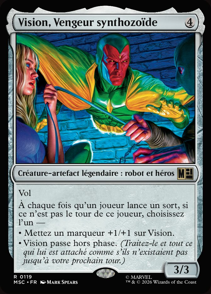 Vision, Vengeur synthozoïde