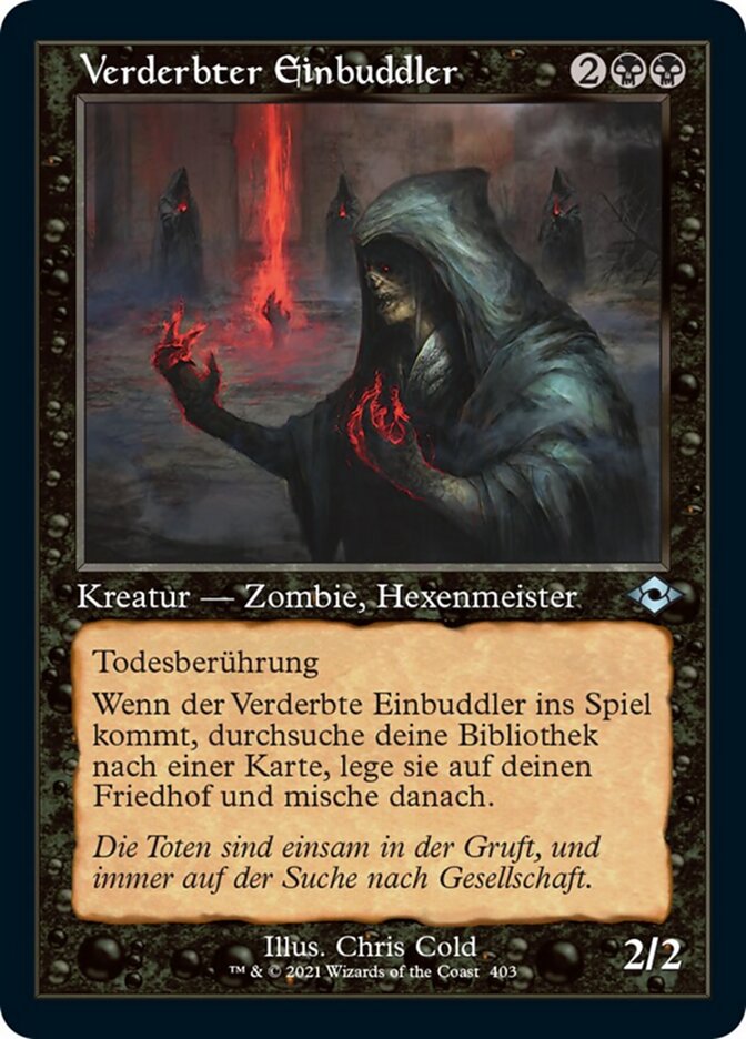 Verderbter Einbuddler