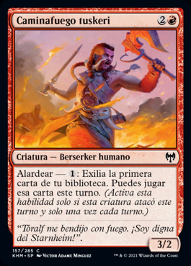 Caminafuego tuskeri