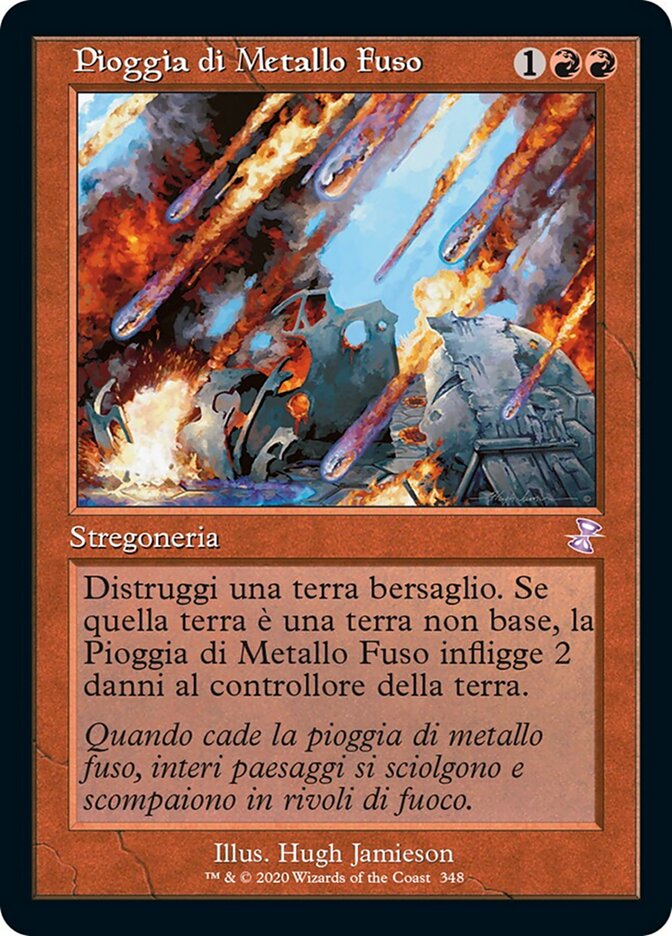 Pioggia di Metallo Fuso