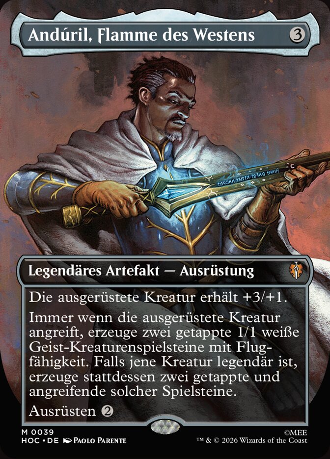 Andúril, Flamme des Westens