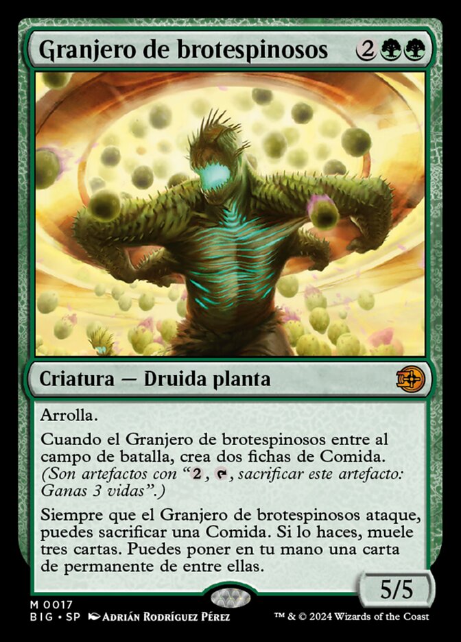 Granjero de brotespinosos