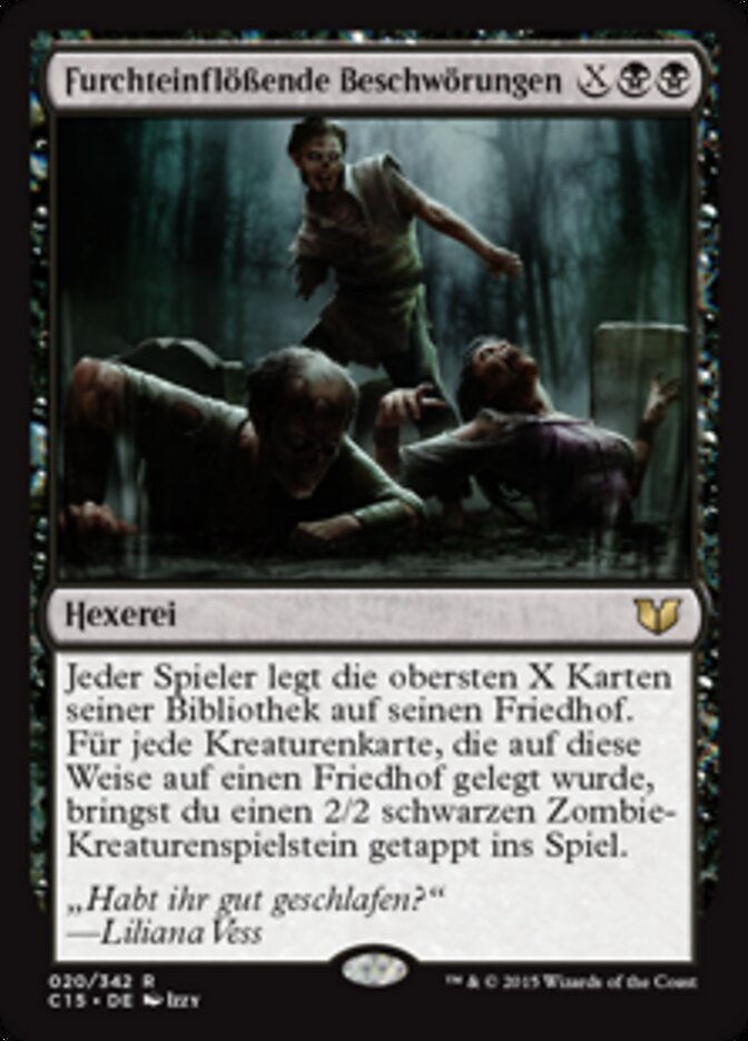 Furchteinflößende Beschwörungen