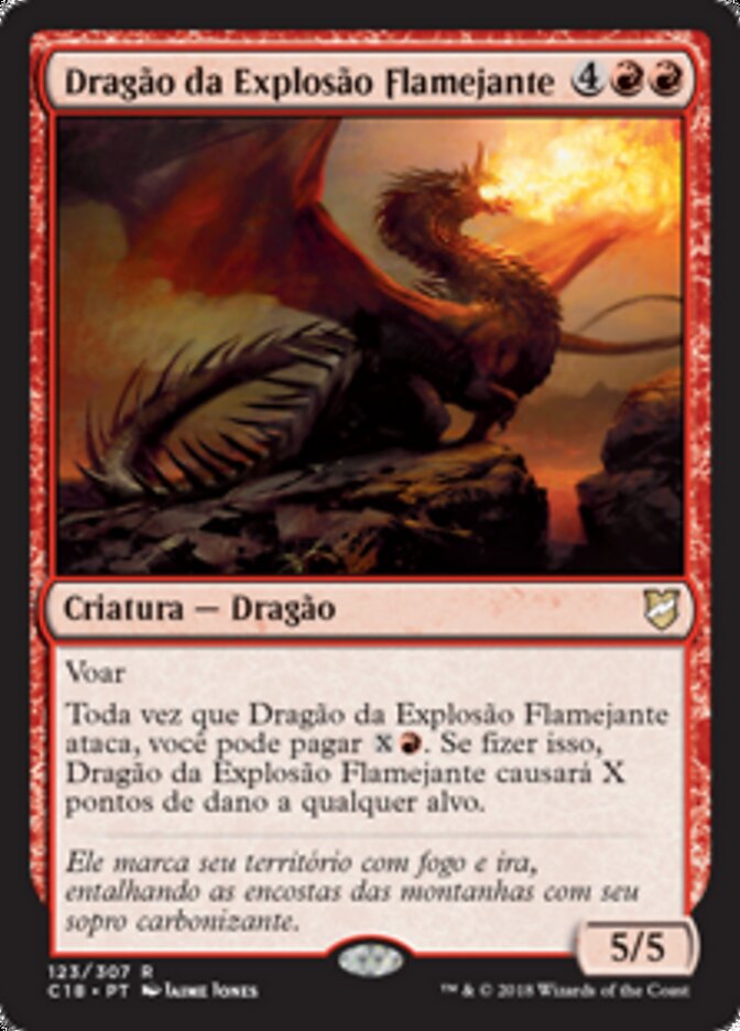 Dragão da Explosão Flamejante