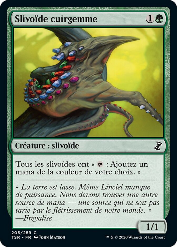 Slivoïde cuirgemme