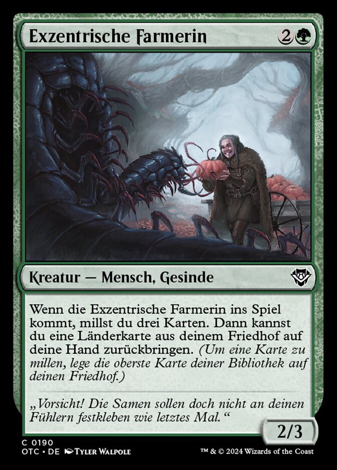 Exzentrische Farmerin