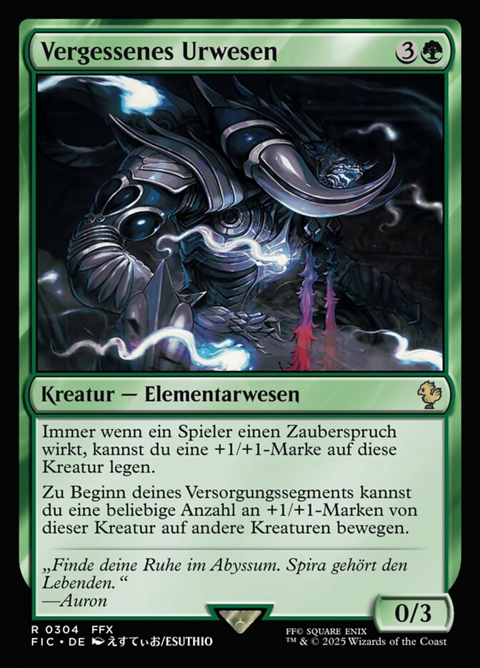 Vergessenes Urwesen
