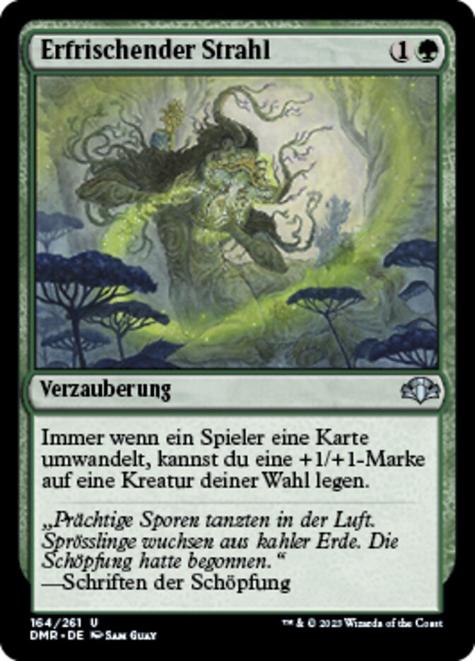 Erfrischender Strahl