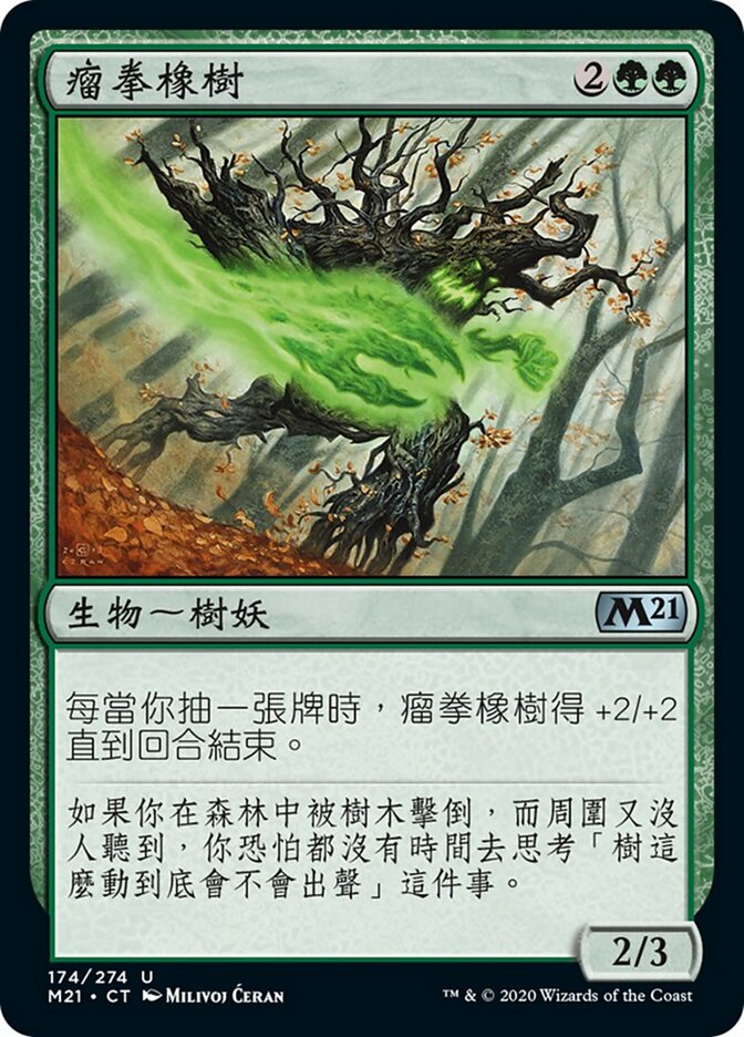 瘤拳橡樹