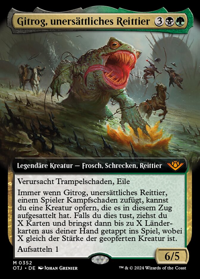 Gitrog, unersättliches Reittier