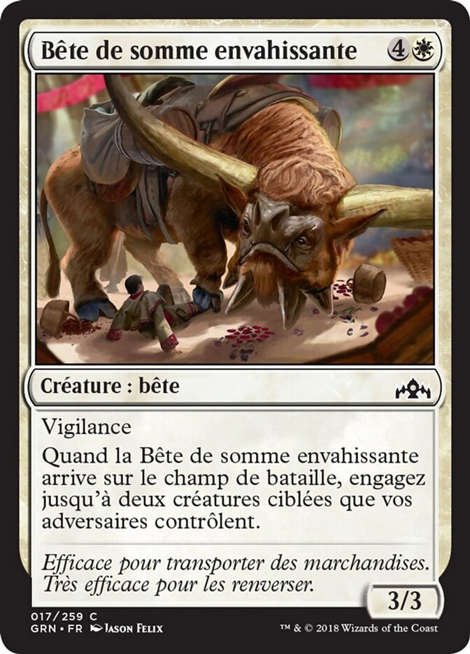 Bête de somme envahissante