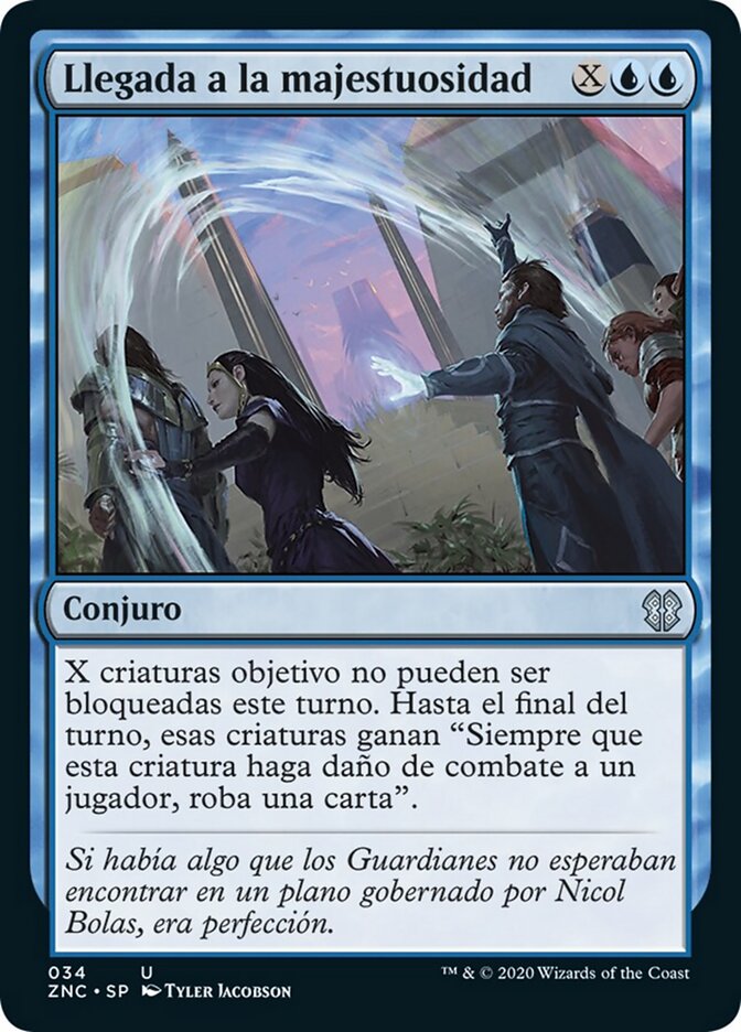 Llegada a la majestuosidad