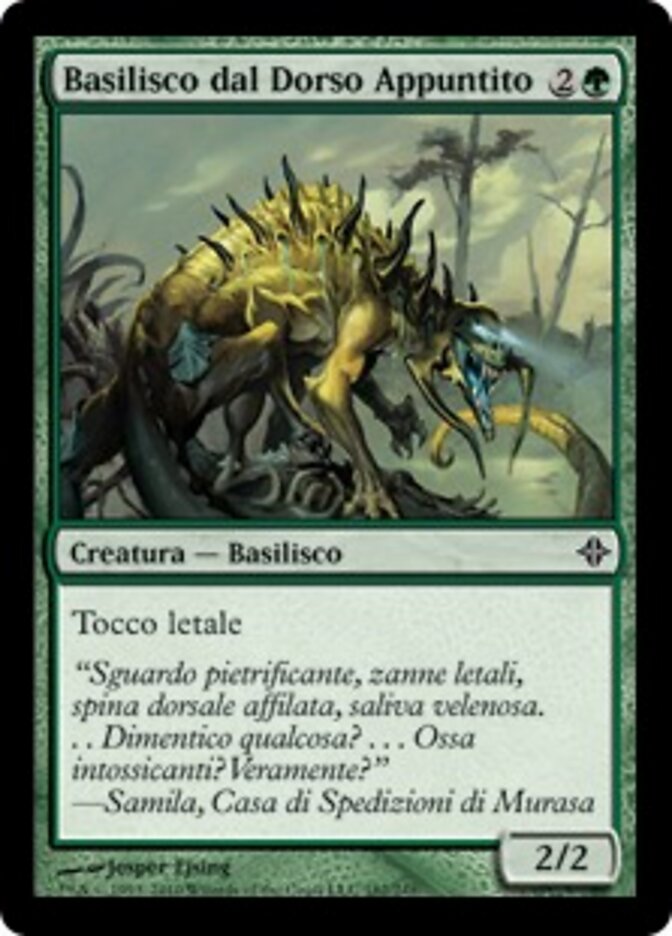Basilisco dal Dorso Appuntito