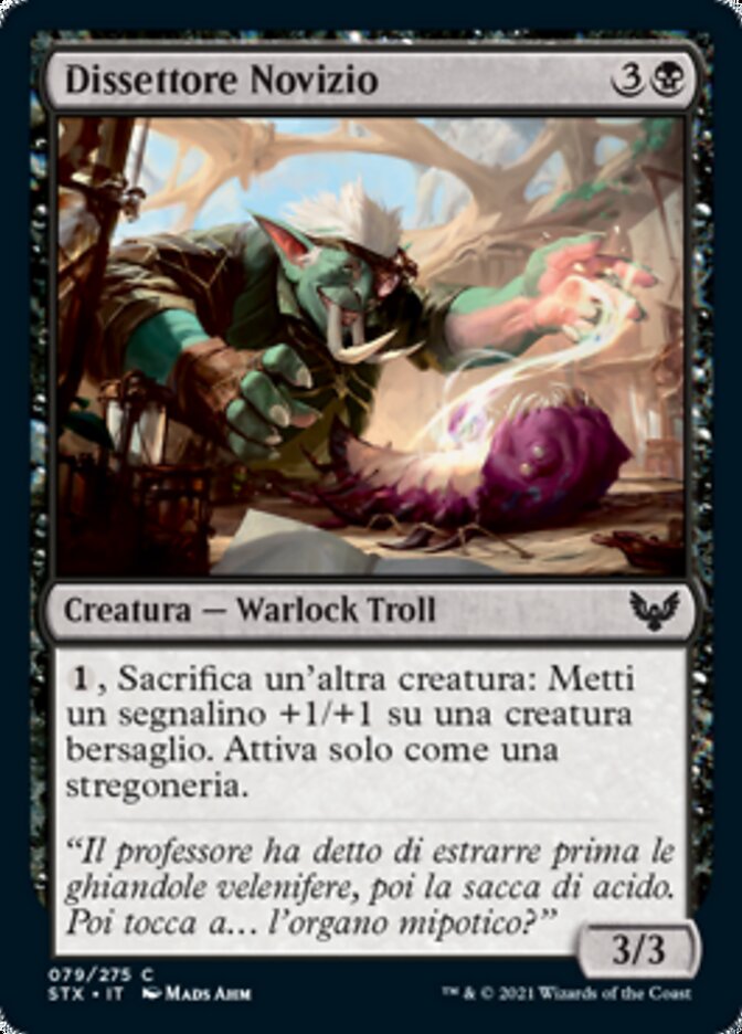 Dissettore Novizio
