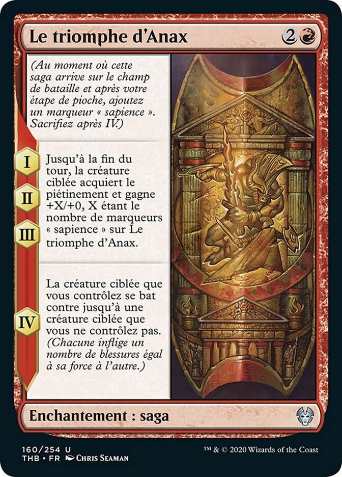 Le triomphe d'Anax