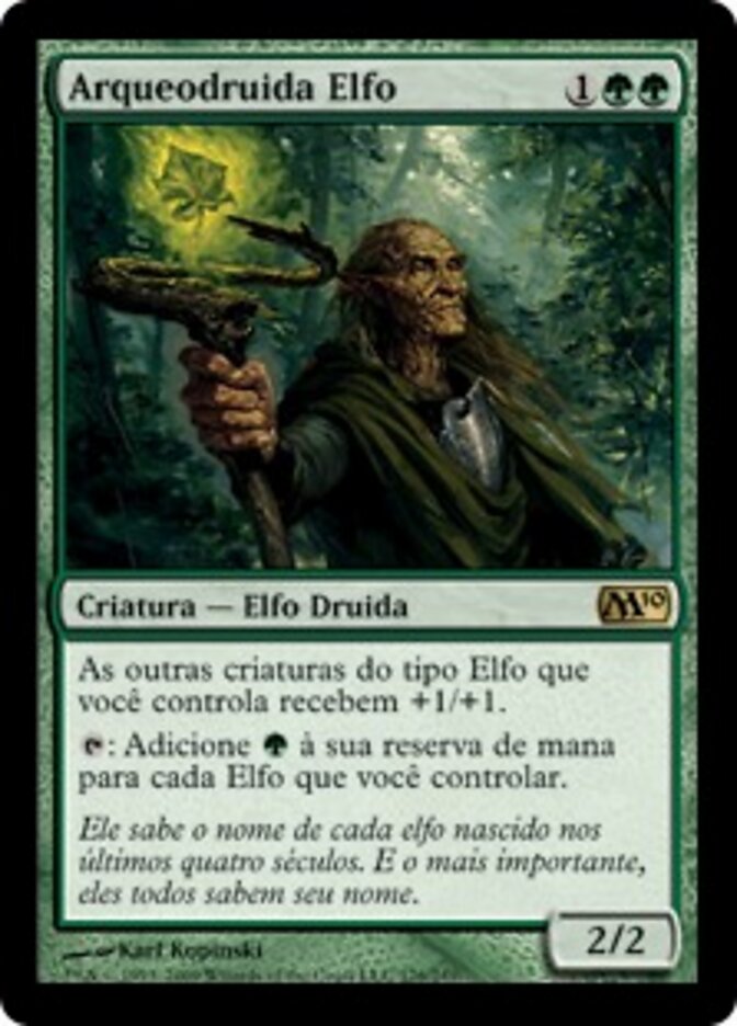 Arqueodruida Elfo