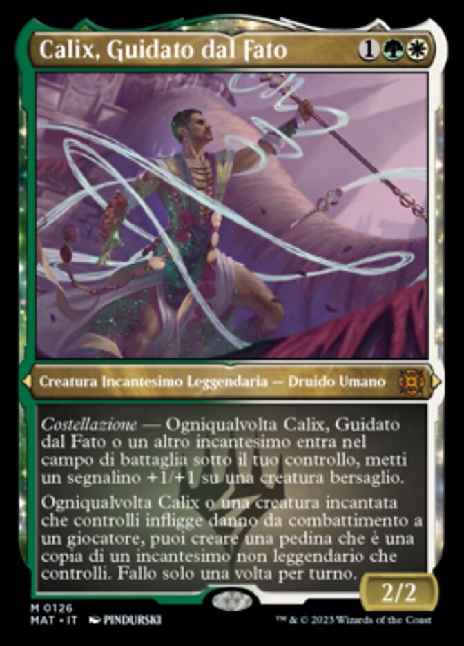 Calix, Guidato dal Fato