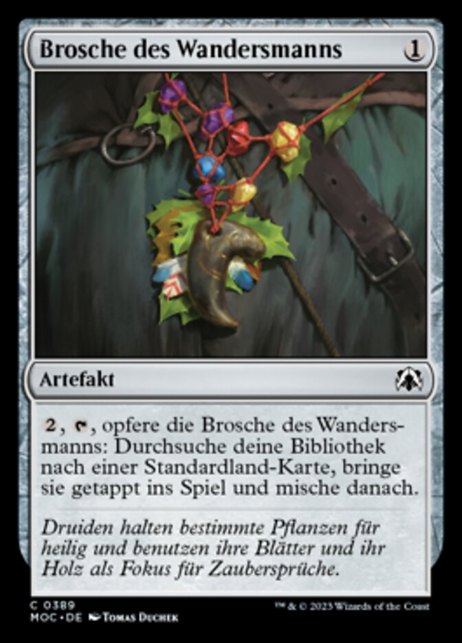 Brosche des Wandersmanns