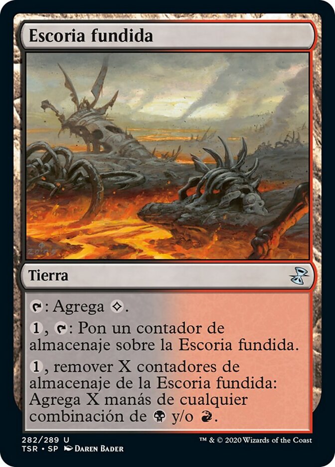 Escoria fundida