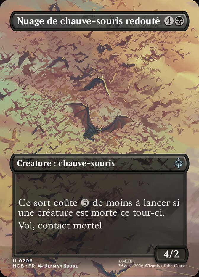 Nuage de chauve-souris redouté