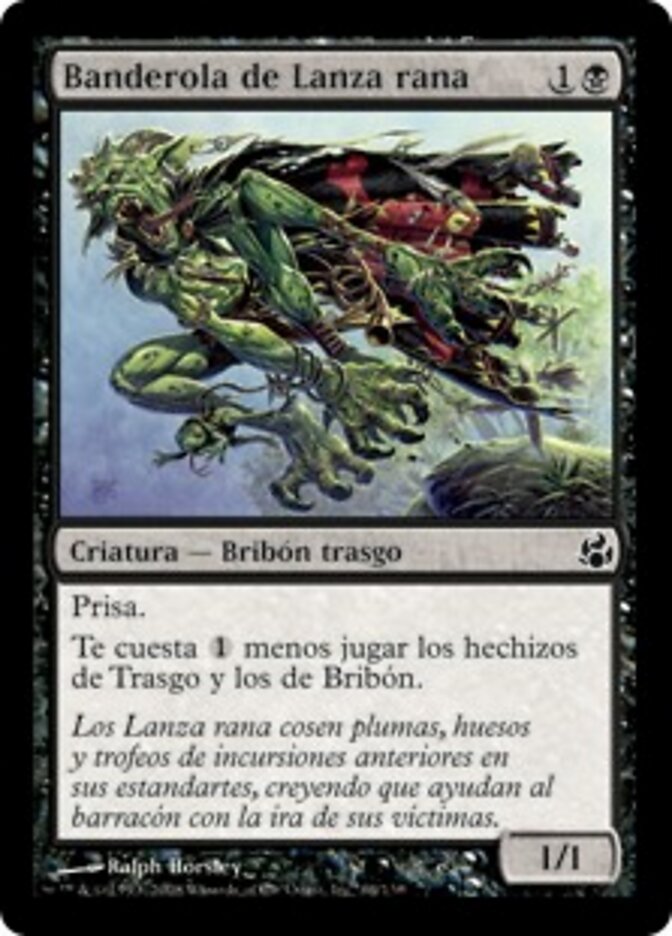 Banderola de Lanza rana