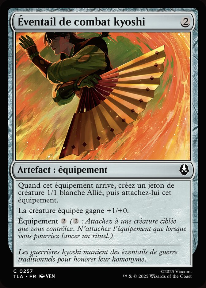 Éventail de combat kyoshi