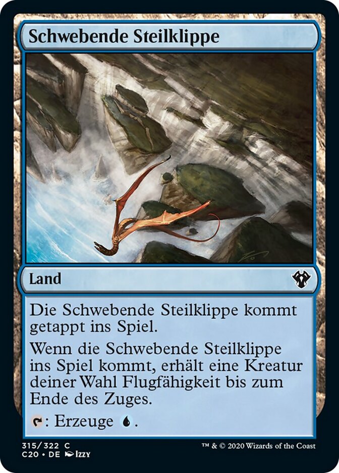 Schwebende Steilklippe