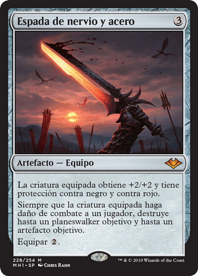 Espada de nervio y acero