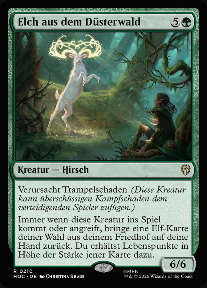 Elch aus dem Düsterwald