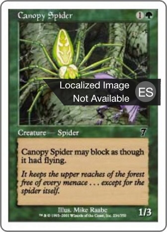 Araña de la enramada