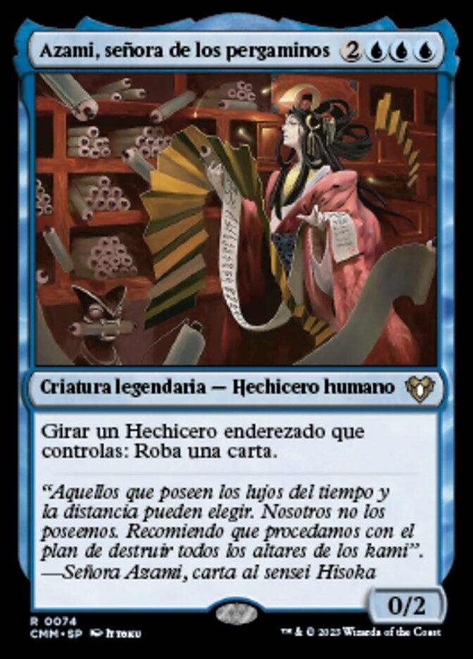 Azami, señora de los pergaminos