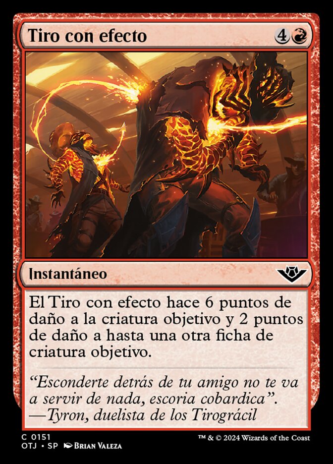 Tiro con efecto
