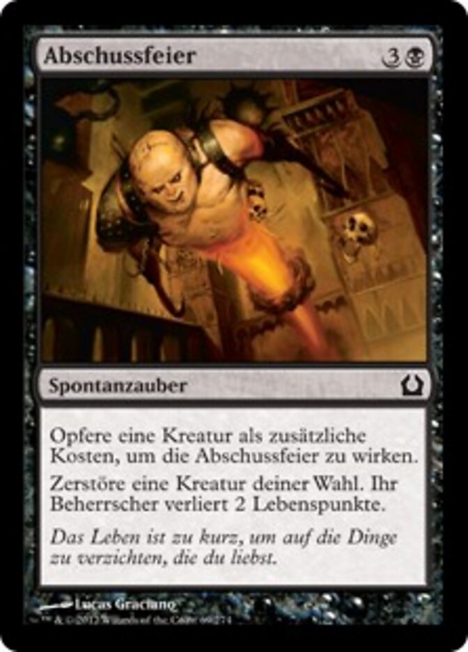 Abschussfeier