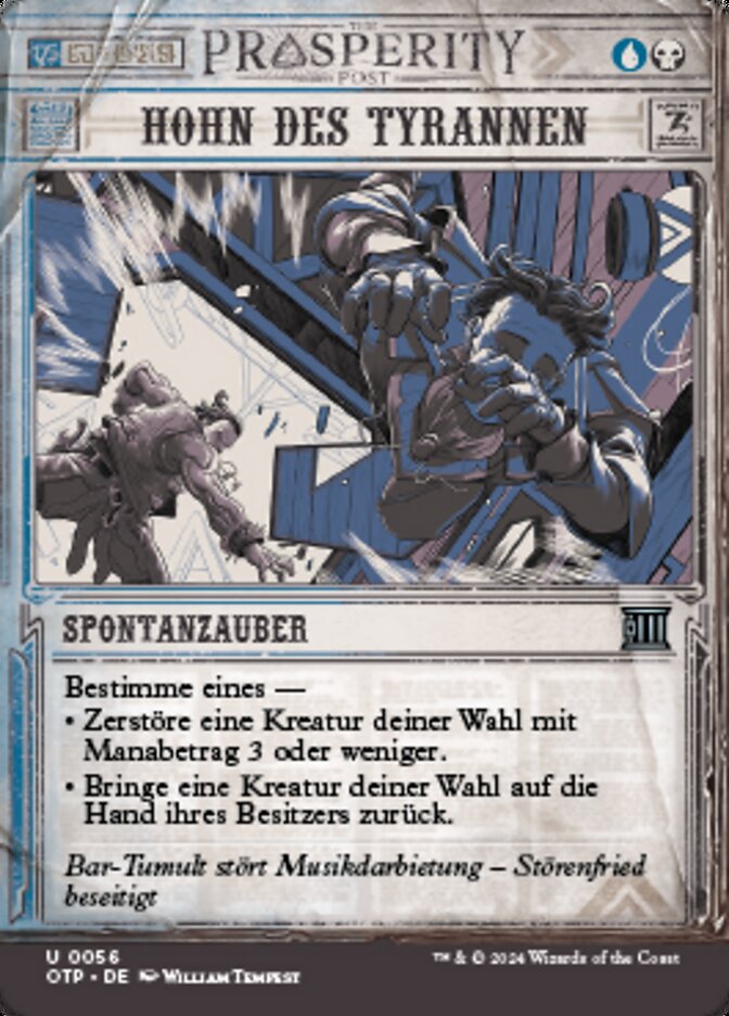 Hohn des Tyrannen
