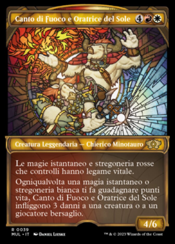 Canto di Fuoco e Oratrice del Sole