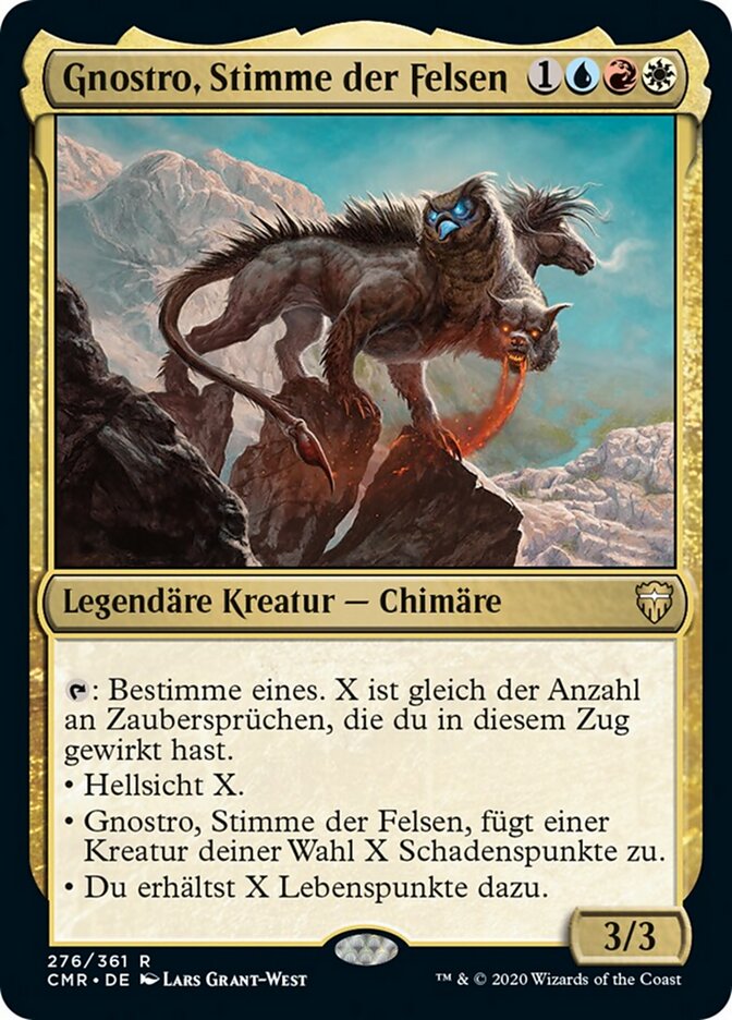 Gnostro, Stimme der Felsen