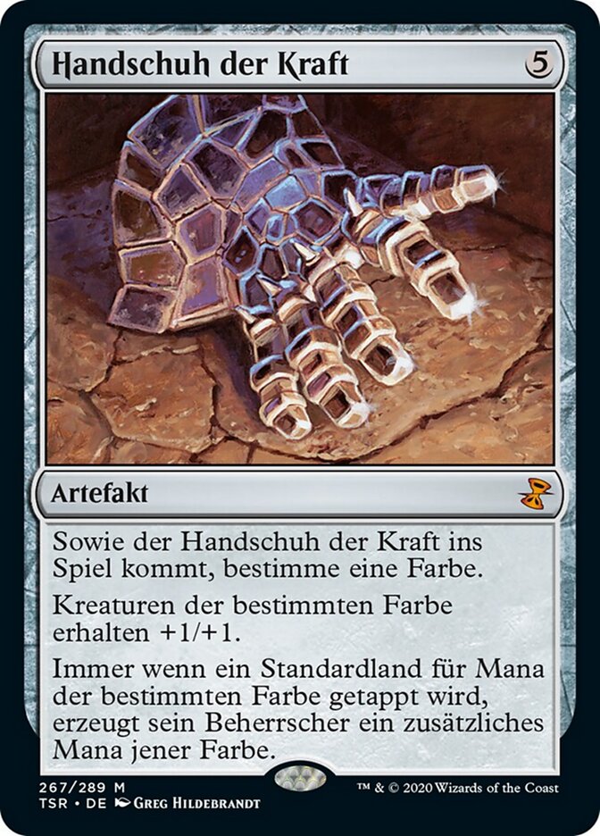 Handschuh der Kraft