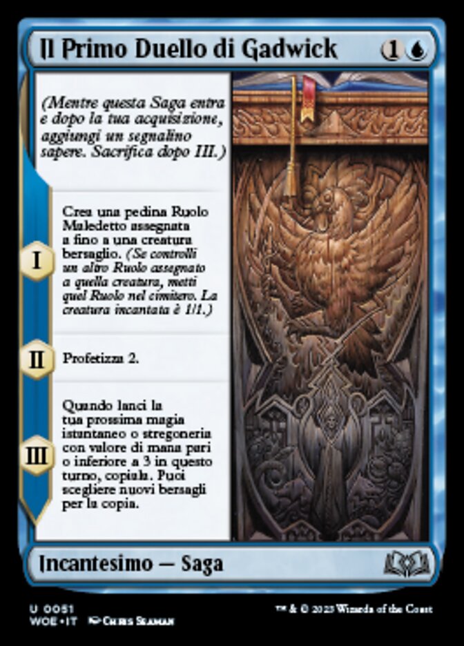 Il Primo Duello di Gadwick