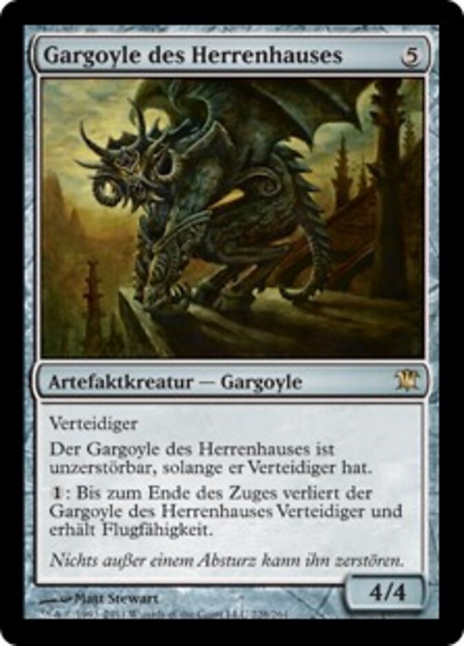 Gargoyle des Herrenhauses