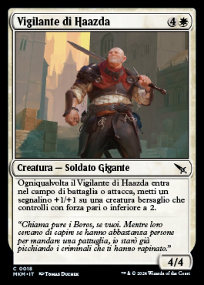Vigilante di Haazda