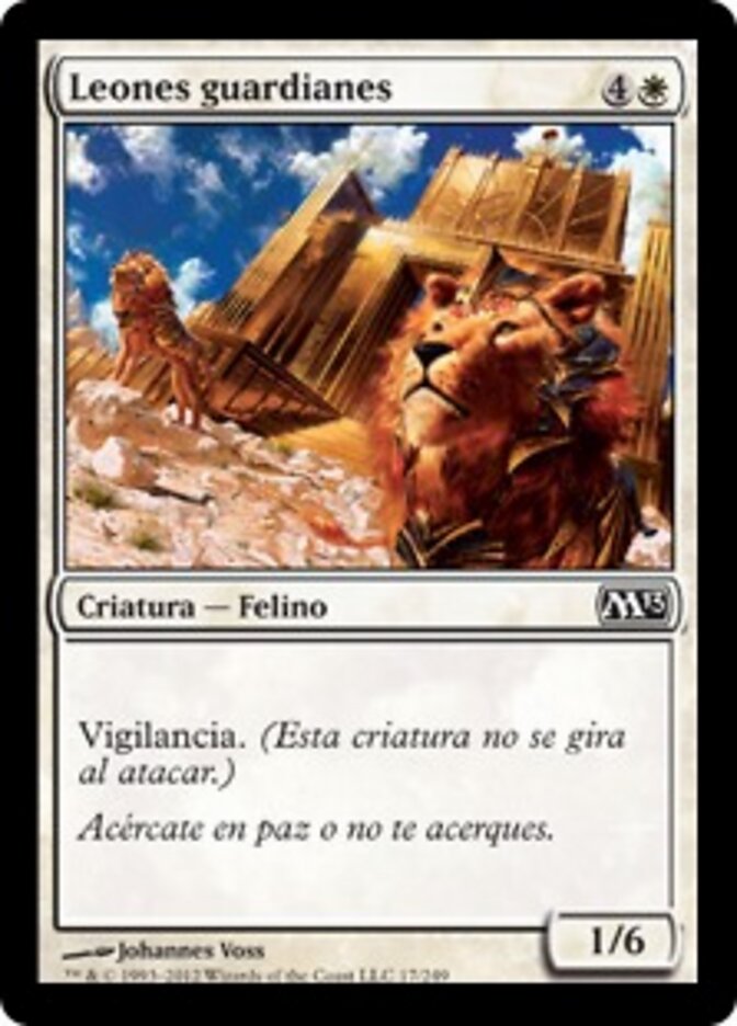 Leones guardianes