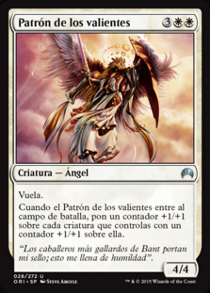 Patrón de los valientes