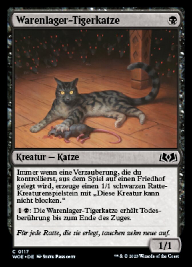 Warenlager-Tigerkatze