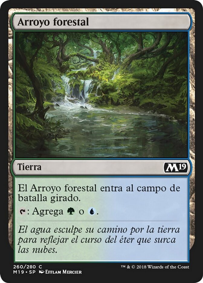 Arroyo forestal