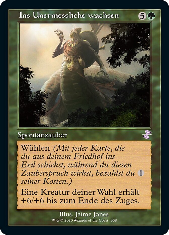 Ins Unermessliche wachsen
