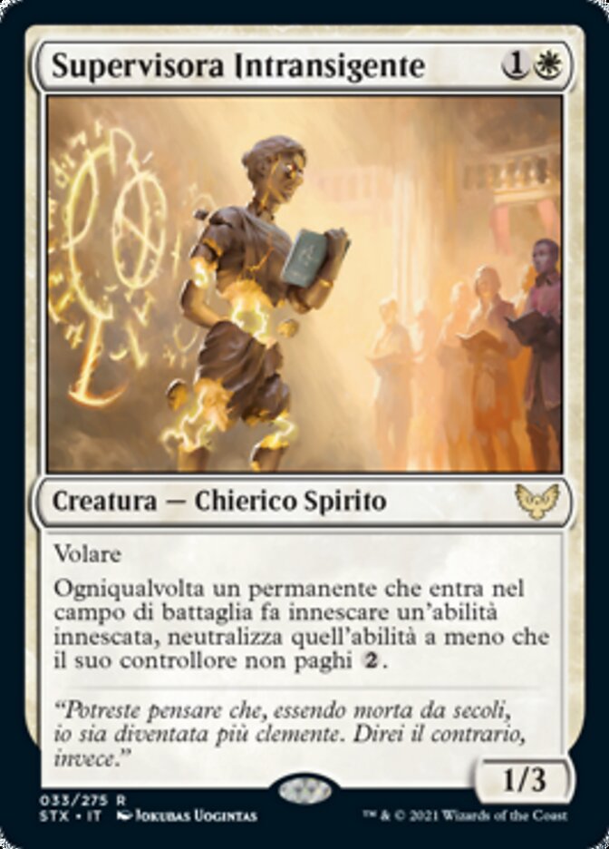 Supervisora Intransigente
