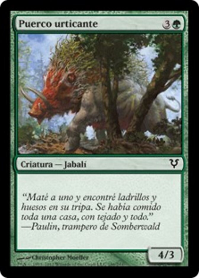 Puerco urticante