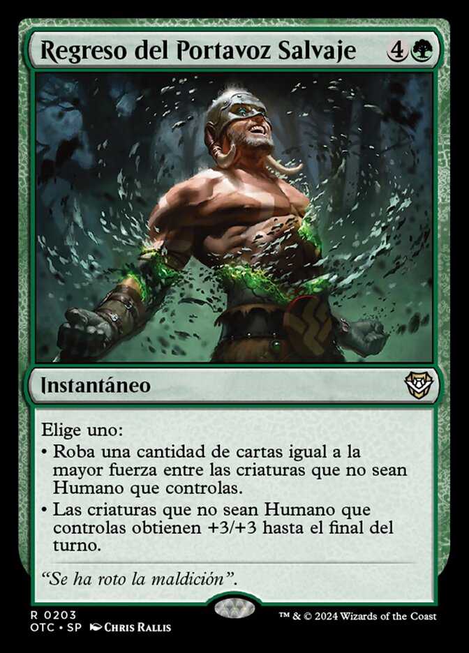Regreso del Portavoz Salvaje
